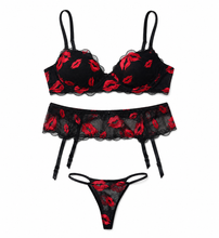 Load image into Gallery viewer, Feminine fantasy lingerie set 2.0