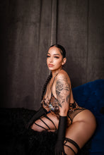 Load image into Gallery viewer, Got em’ whipped rose gold bodysuit