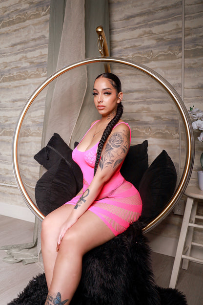 My Main Boo Hot Pink Dress