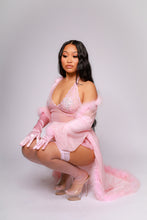 Load image into Gallery viewer, pink sheer your love babydoll set
