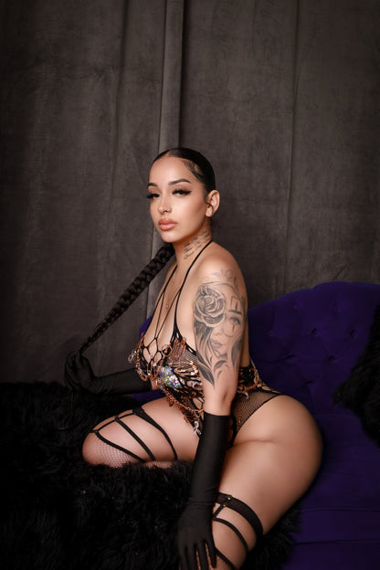 Got ’em Whipped Rose Gold Bodysuit