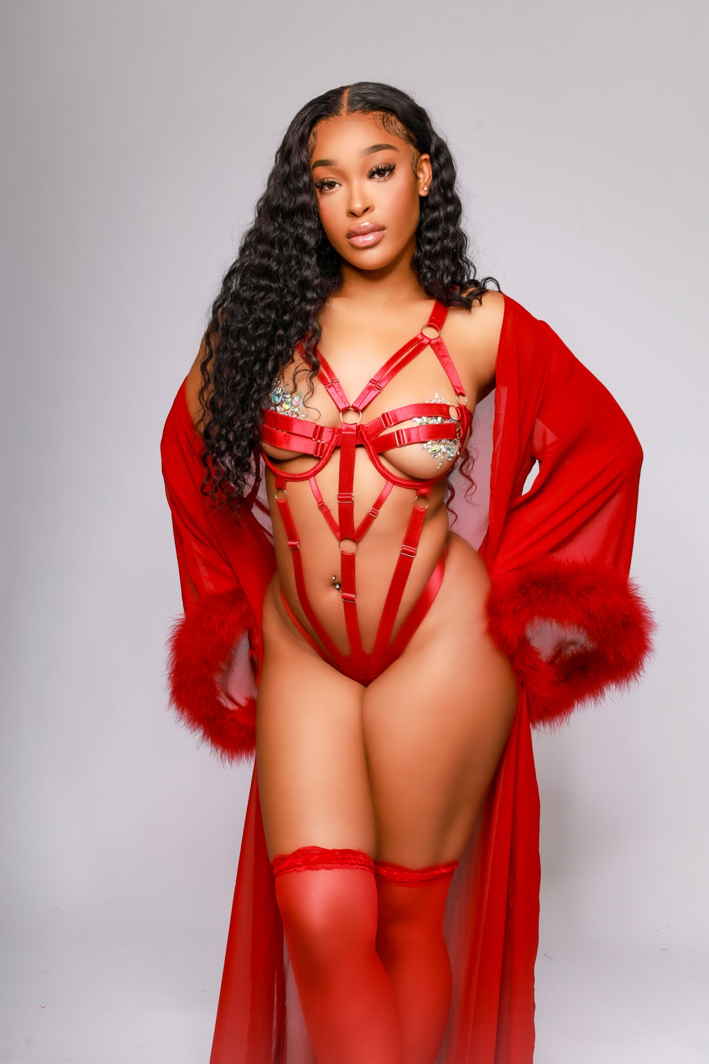 Red Not so Shy Teddy