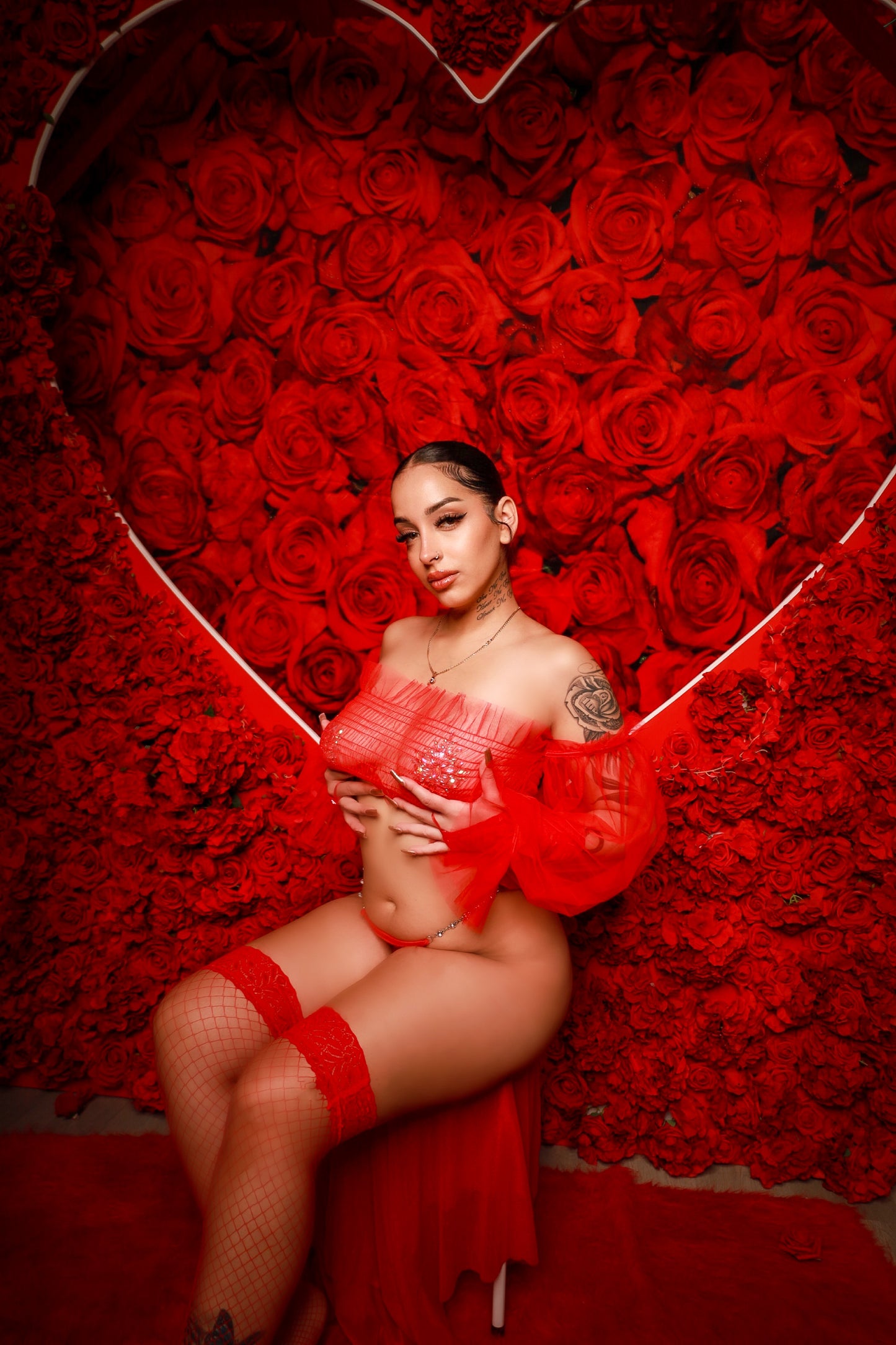 Sheer Romance Lingerie Set