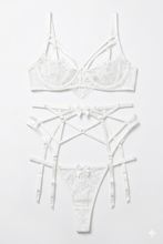 Load image into Gallery viewer, Angel lace lingerie set
