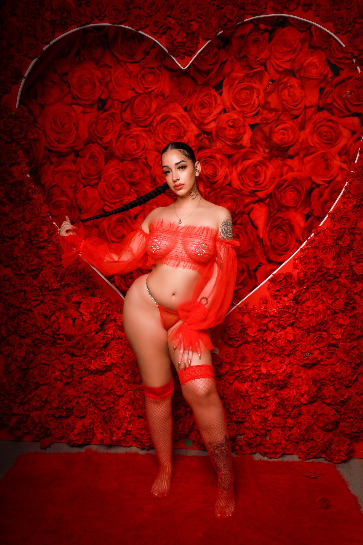 Sheer Romance Lingerie Set