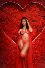 Load image into Gallery viewer, Luscious moments red lingerie set

