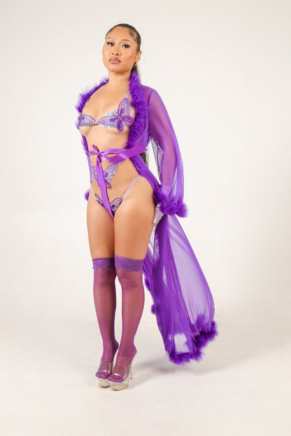 Flutter in Majesty Lingerie Set