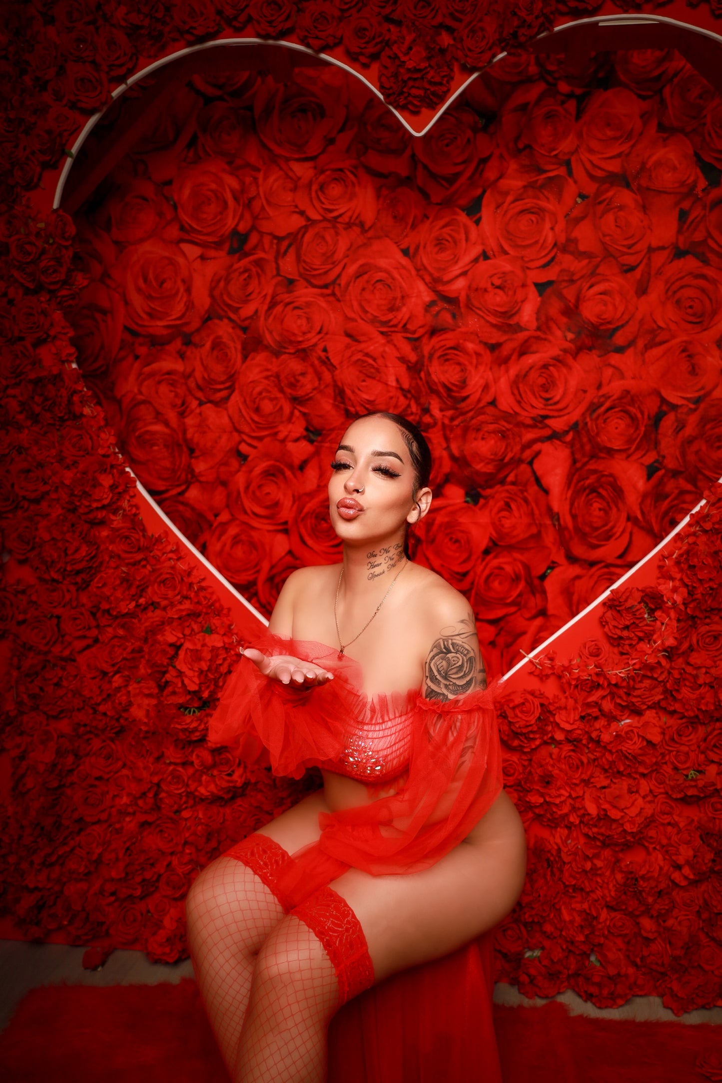 Sheer Romance Lingerie Set