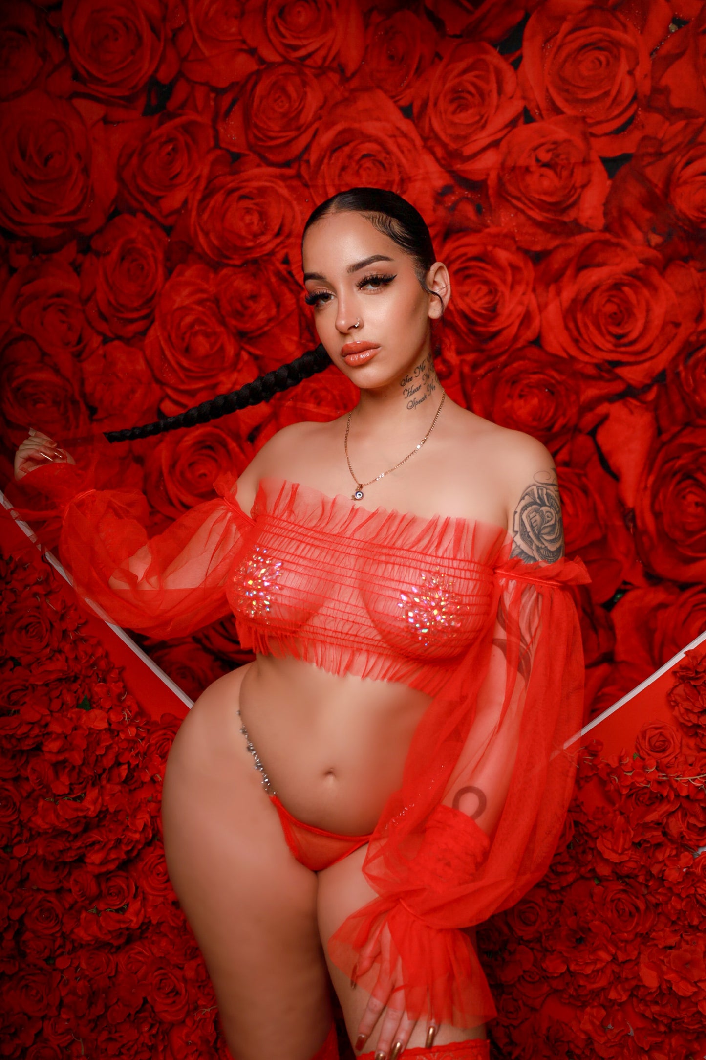 Sheer Romance Lingerie Set