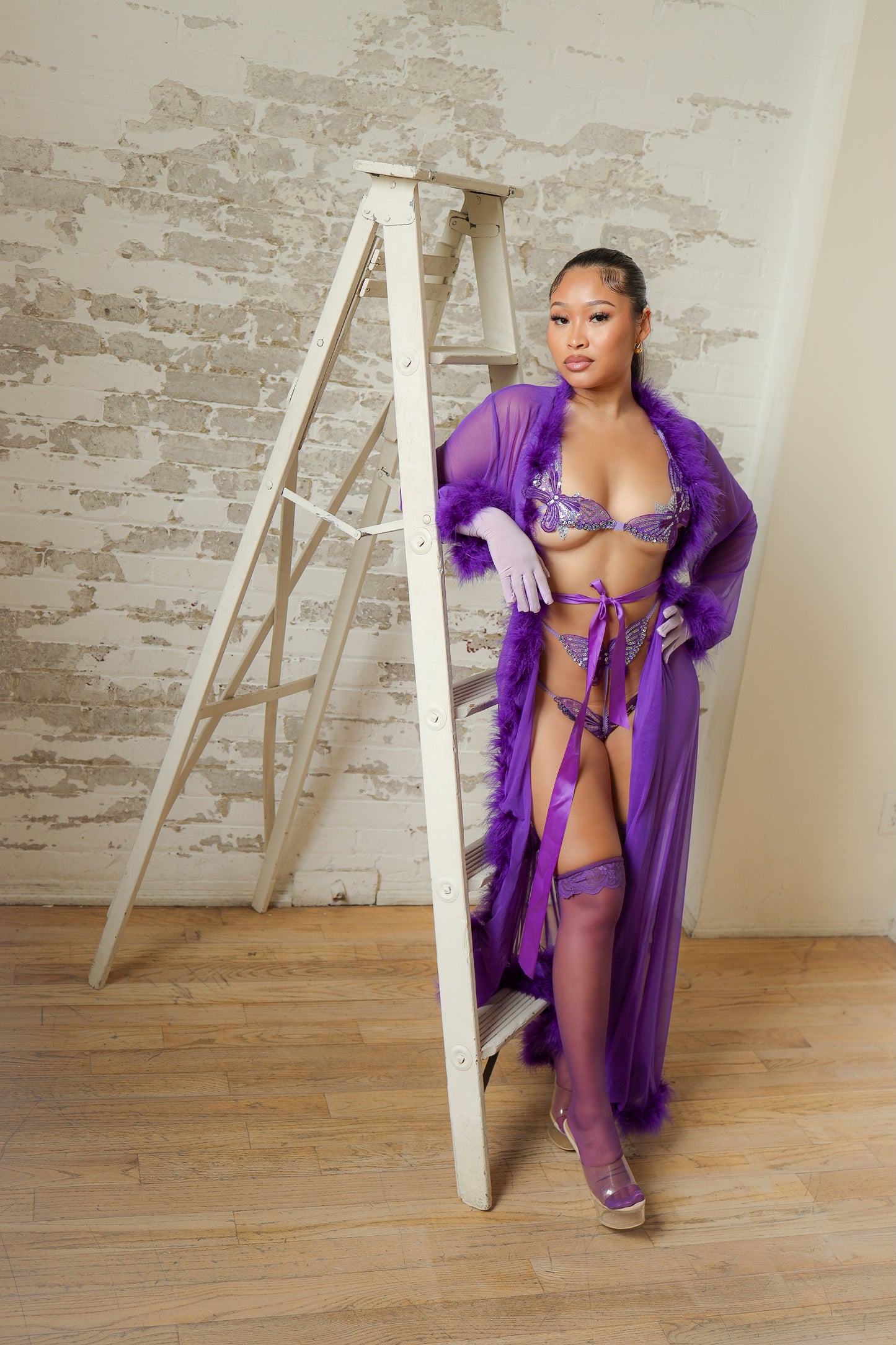 Flutter in Majesty Lingerie Set