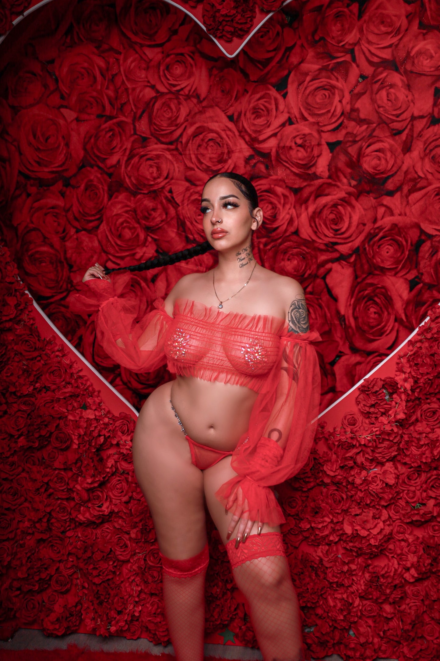 Sheer Romance Lingerie Set