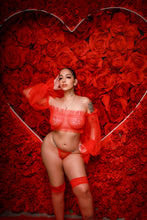 Load image into Gallery viewer, Sheer romance lingerie set
