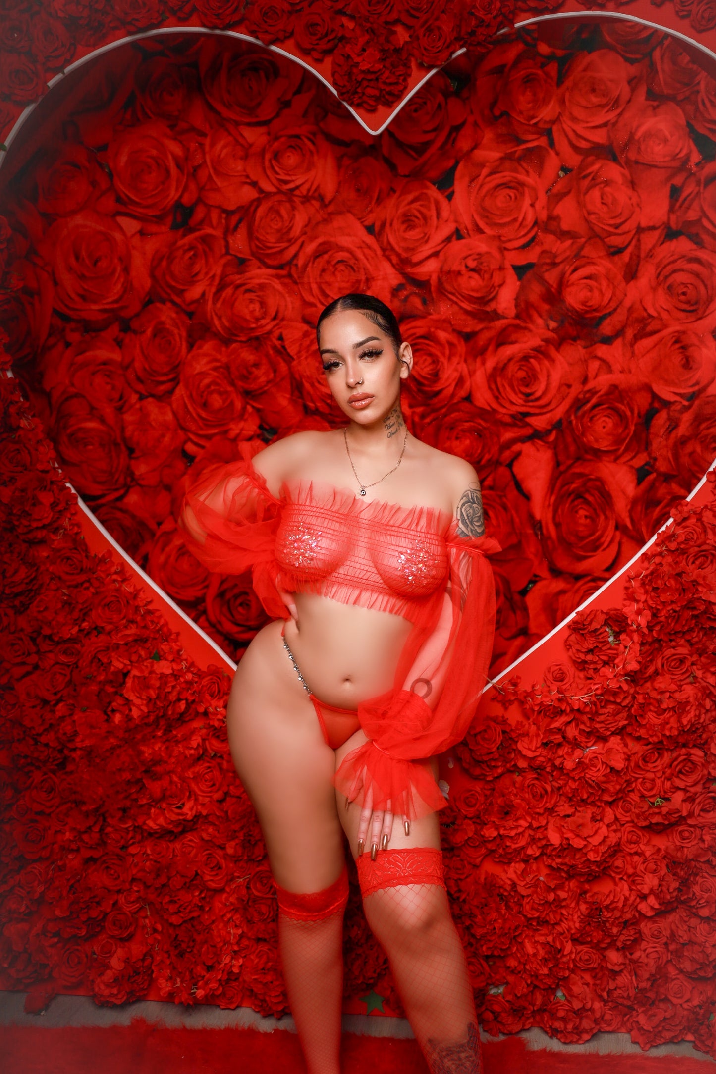 Sheer Romance Lingerie Set