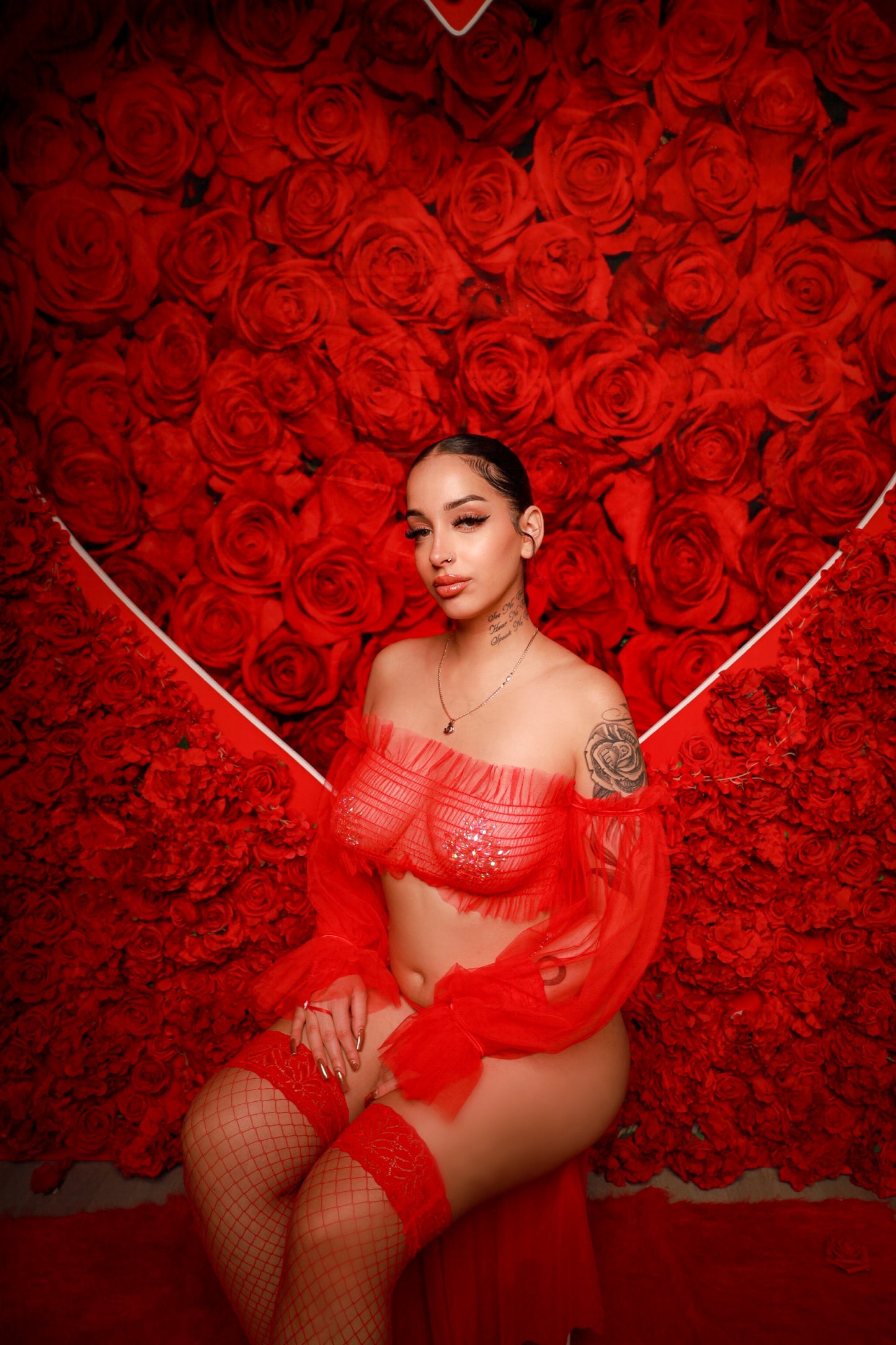Sheer Romance Lingerie Set