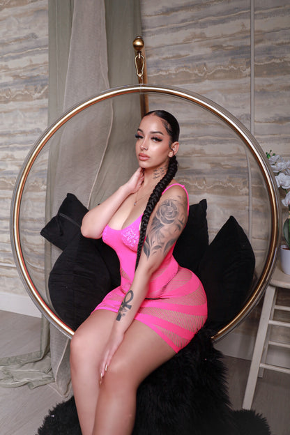 My Main Boo Hot Pink Dress