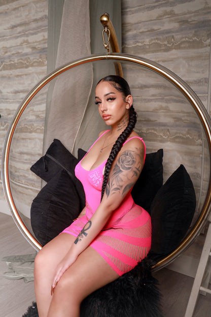 My Main Boo Hot Pink Dress