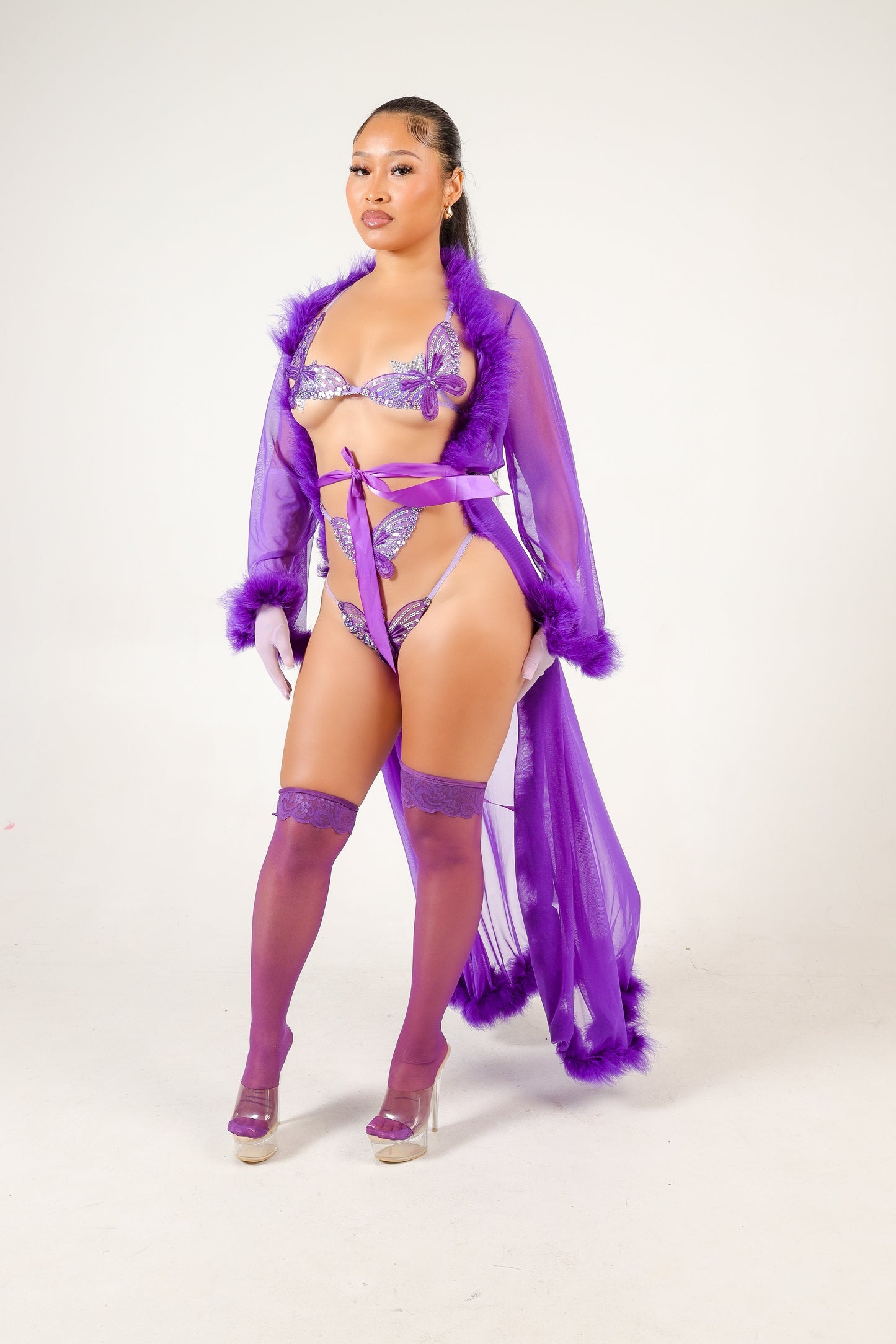 Flutter in Majesty Lingerie Set