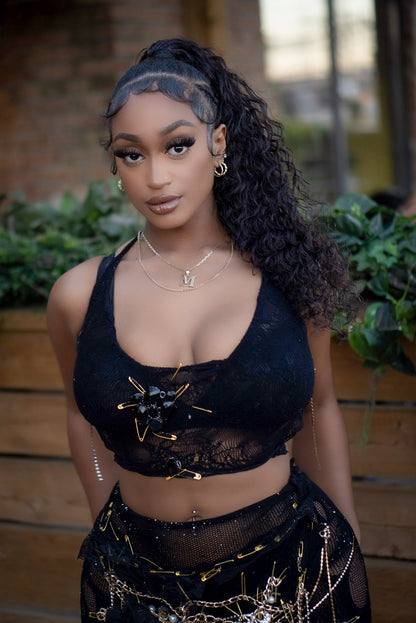 Baddest in the Room Embellished Skirt Set