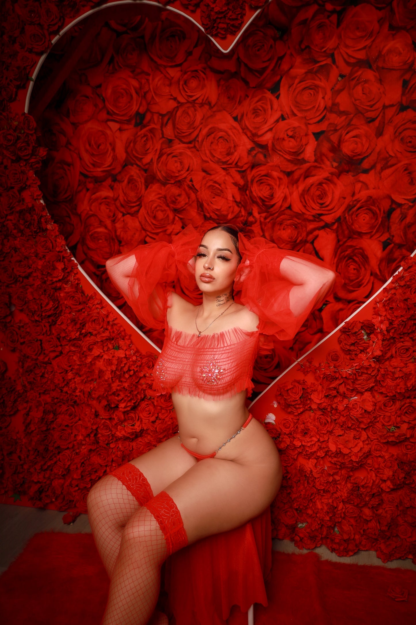 Sheer Romance Lingerie Set