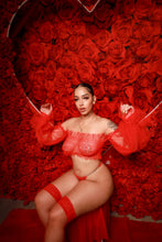 Load image into Gallery viewer, Sheer romance lingerie set

