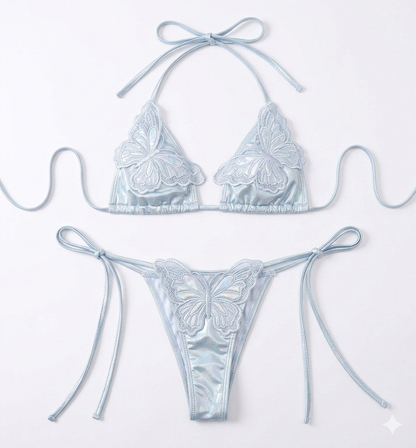 Ivory Wings Bikini Set