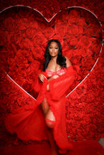 Load image into Gallery viewer, Luscious moments red lingerie set

