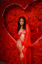 Load image into Gallery viewer, Luscious moments red lingerie set

