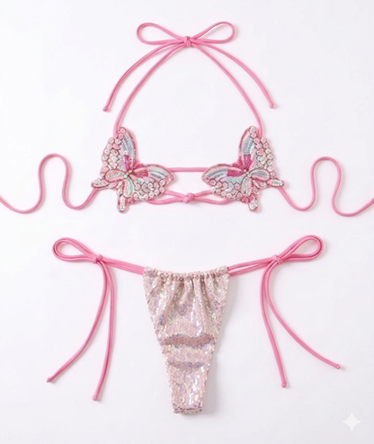 Pink Whisper Bikini Set
