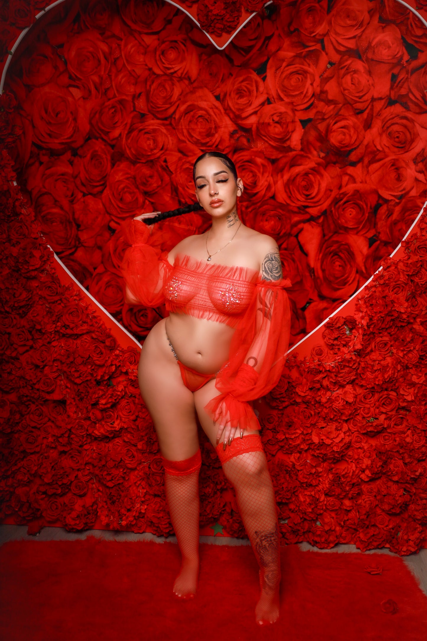 Sheer Romance Lingerie Set
