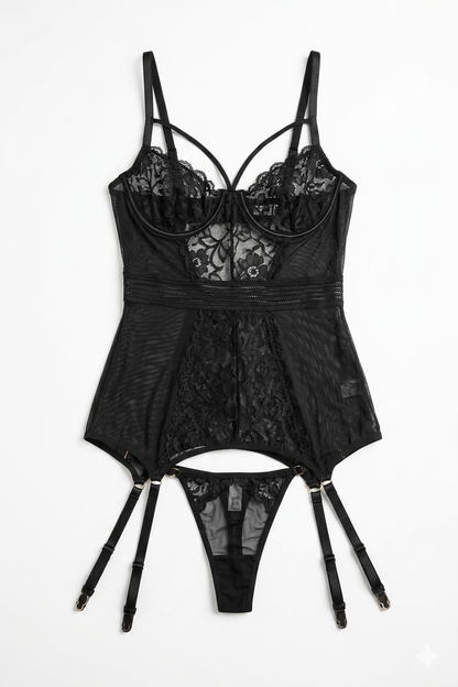 Queen of Hearts Black Dress