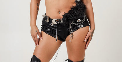 Dolce Kisses Black Shorts