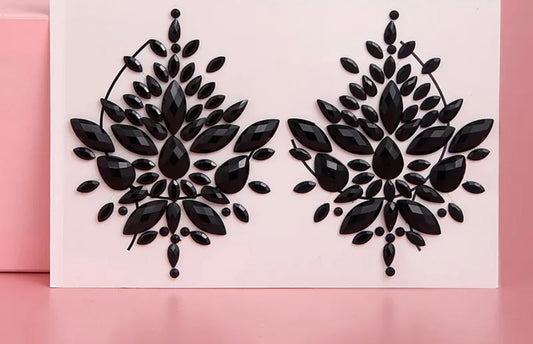 Black Perfect Match Diamond Nipple Covers