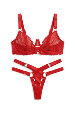 Load image into Gallery viewer, Feelin Love Sick lingerie set

