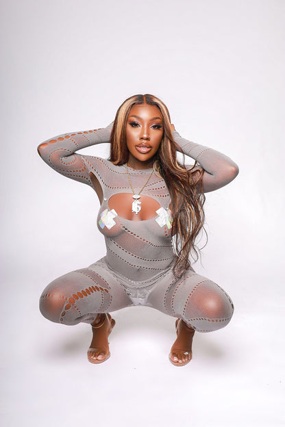 Cutting Ties Cut Out Bodysuit