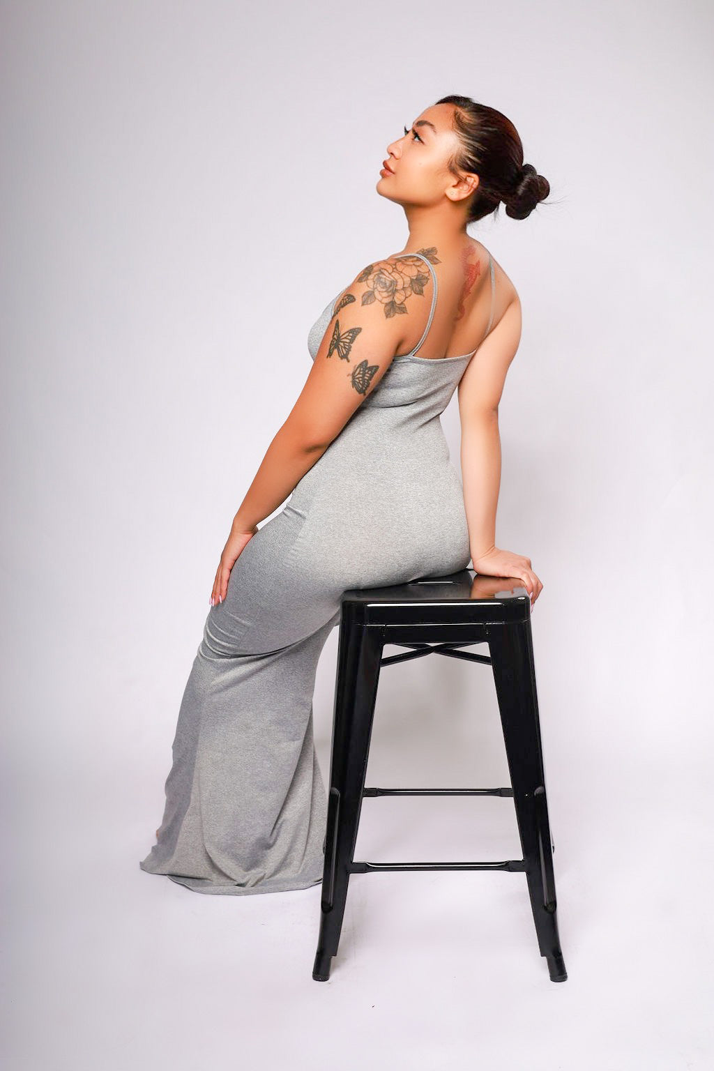 Highly Selective Solid Maxi Dress
