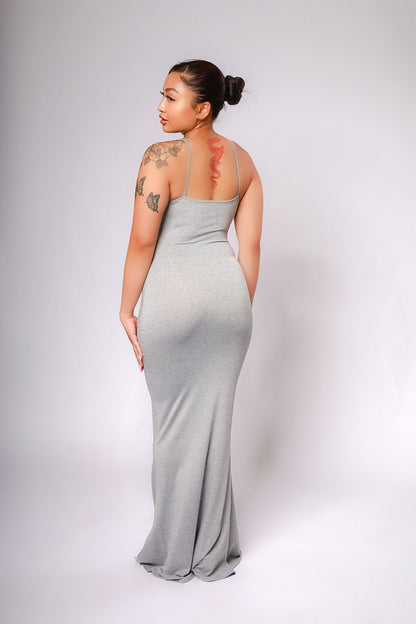 Highly Selective Solid Maxi Dress