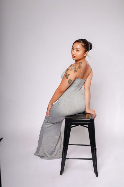 Highly Selective Solid Maxi Dress