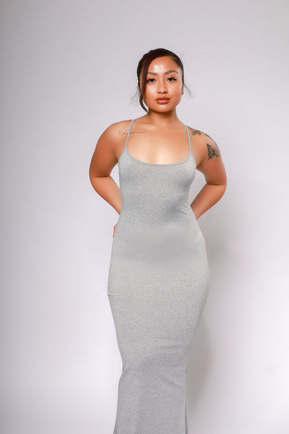 Highly Selective Solid Maxi Dress