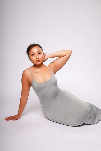 Highly Selective Solid Maxi Dress
