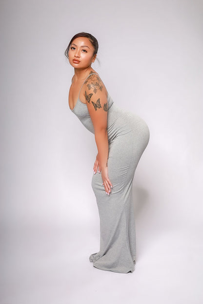 Highly Selective Solid Maxi Dress