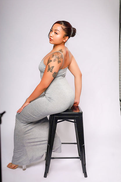 Highly Selective Solid Maxi Dress