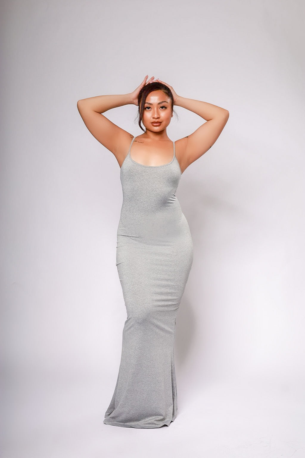 Highly Selective Solid Maxi Dress