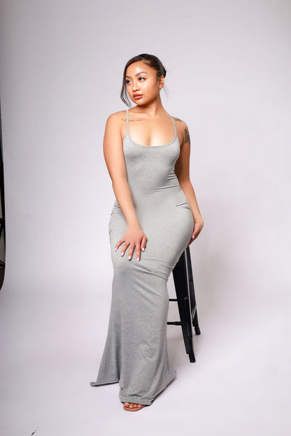 Highly Selective Solid Maxi Dress