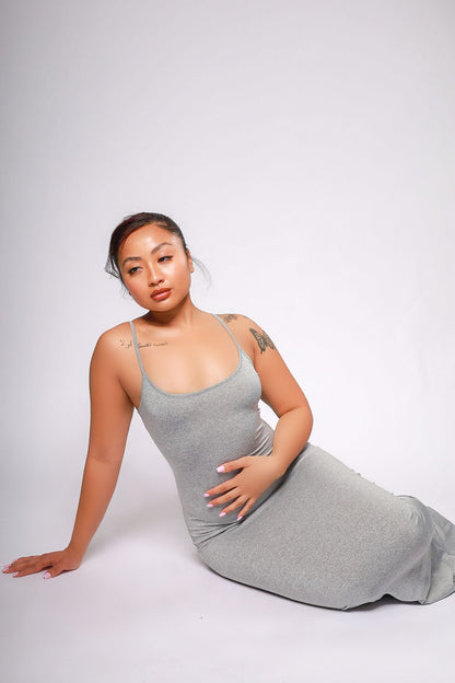 Highly Selective Solid Maxi Dress