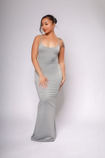 Highly Selective Solid Maxi Dress