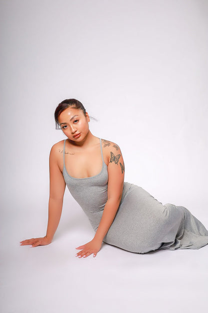 Highly Selective Solid Maxi Dress