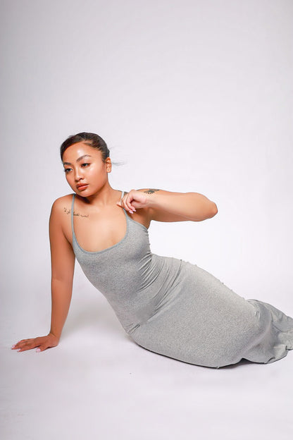 Highly Selective Solid Maxi Dress