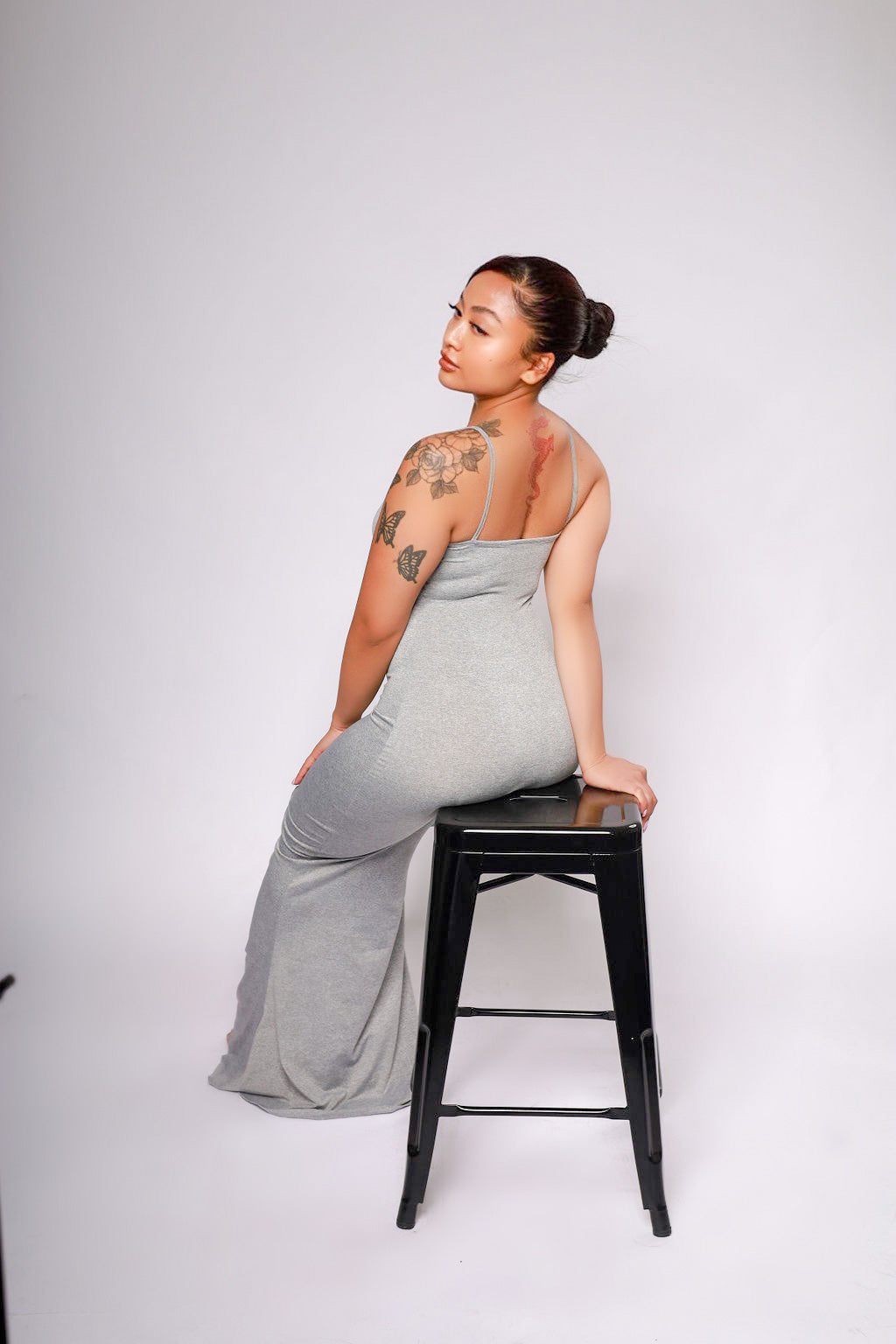 Highly Selective Solid Maxi Dress