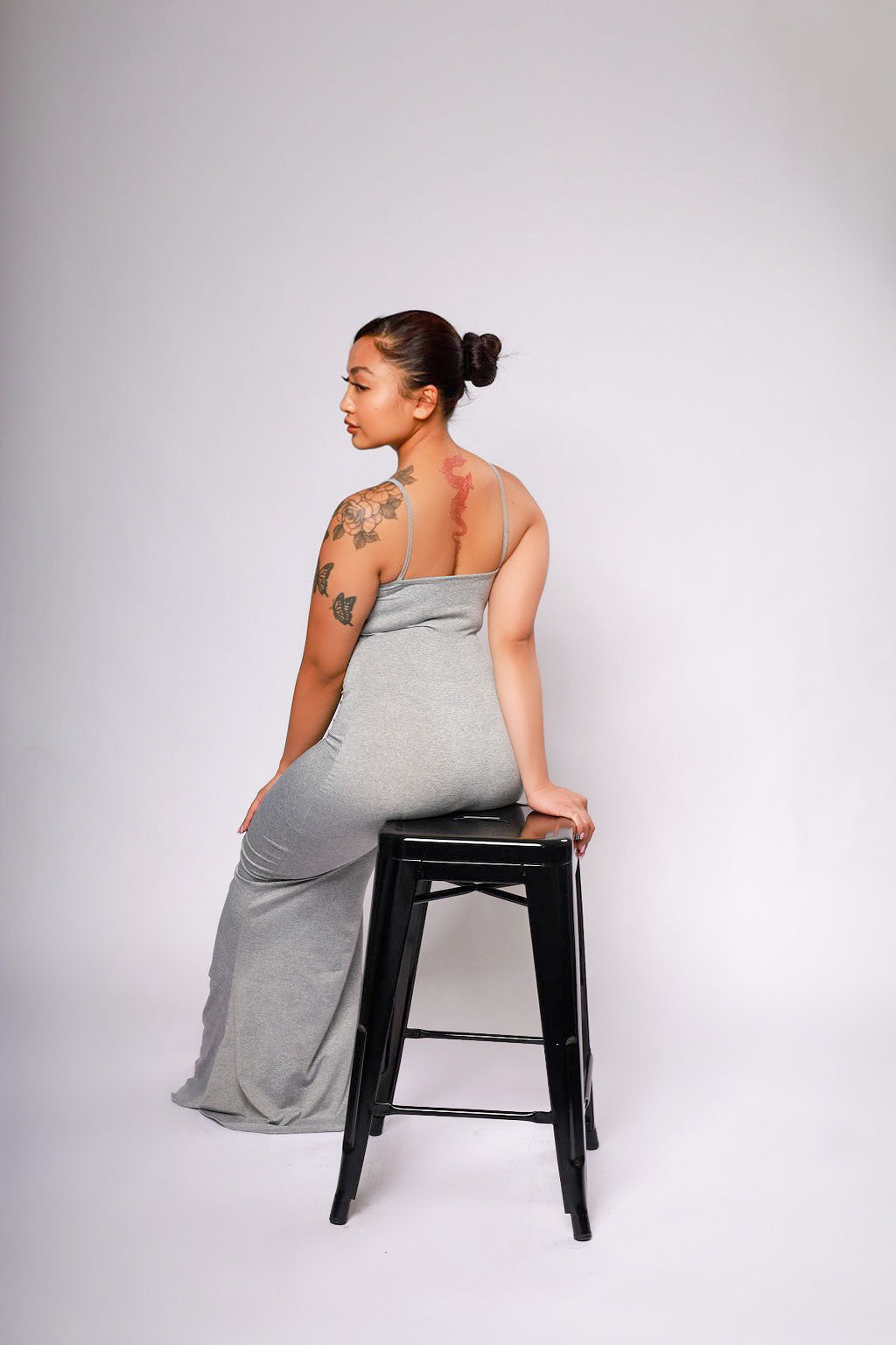Highly Selective Solid Maxi Dress