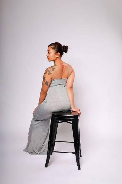 Highly Selective Solid Maxi Dress